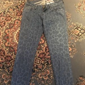 Guess Starlet Skinny Cheetah print stretch jeans